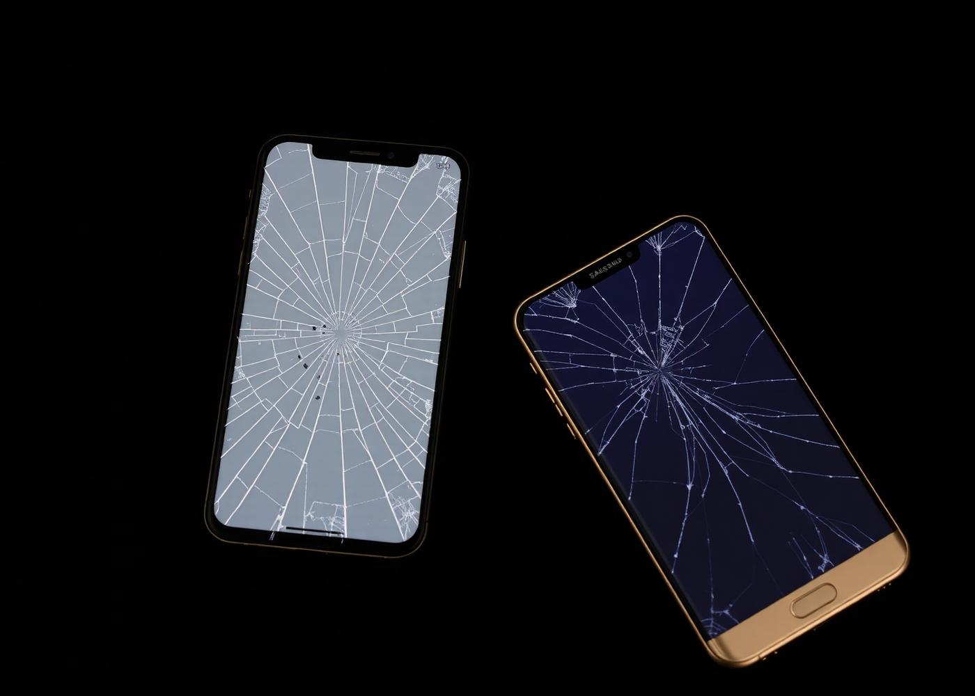 Cracked phones